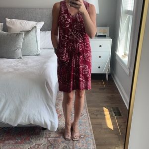 Comfortable Mid Length Tie-Dye Lucky Dress